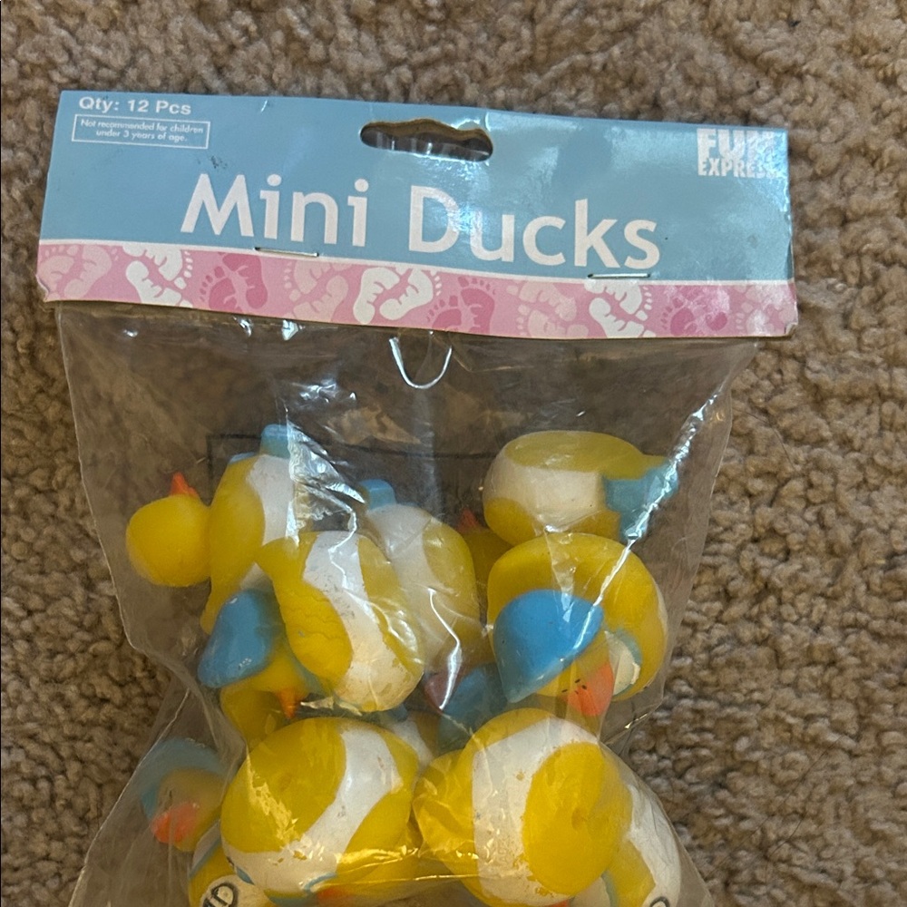 Express Fun Mini Ducks - Yellow and Blue
